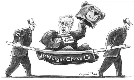Bear Stearns didn't collapse because of "market failure"—it collapsed because the Federal Reserve spent decades pumping artificial credit into the economy, distorting risk calculations across Wall Street. When reality finally hit in March 2008, the investment bank that had gorged