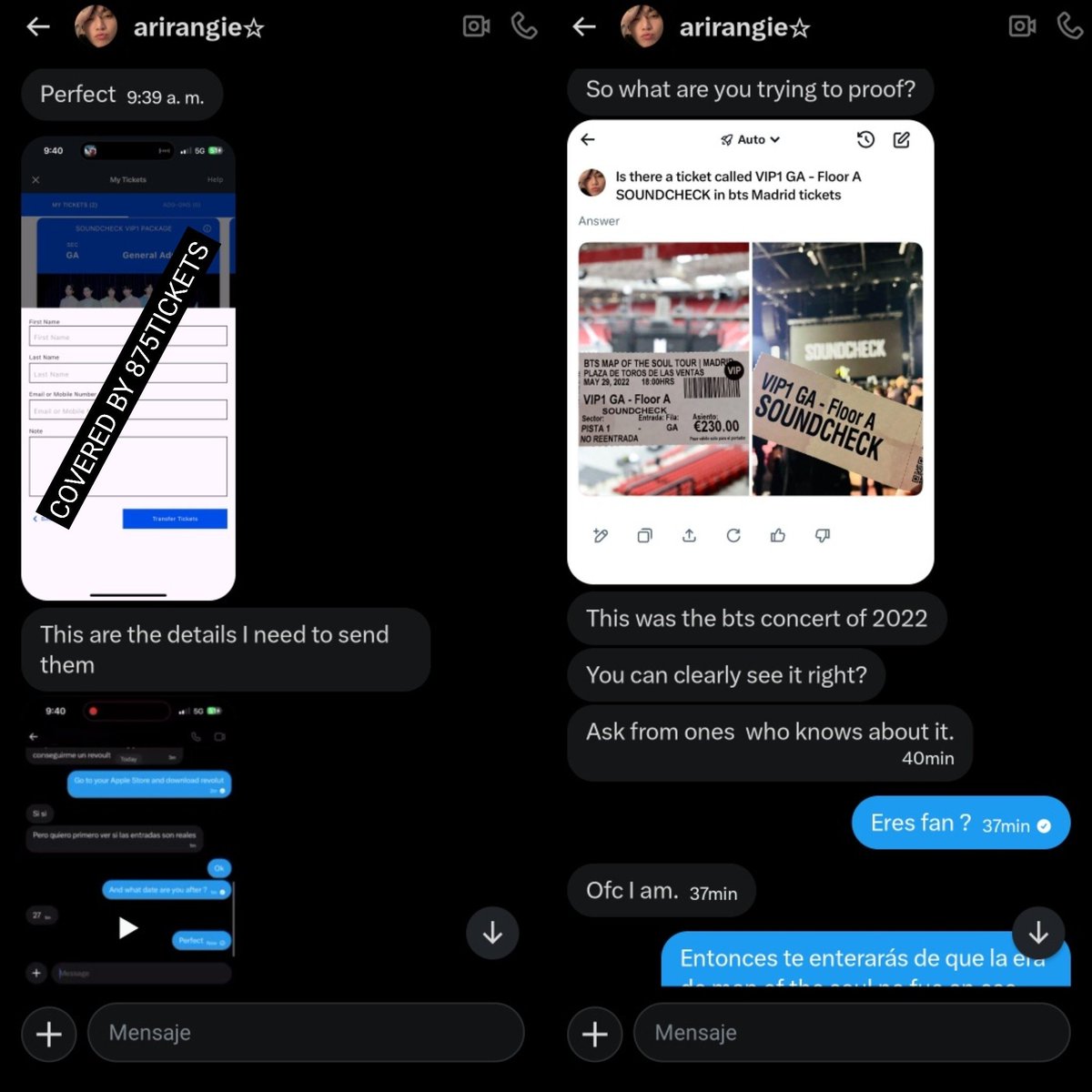 875tickets's tweet photo. SCAMMER ALERT

@/kafeiamer: https://t.co/hcCeQKMCG4
@/sophialane233: https://t.co/BBP6FJxQiP
@/sara_c901: currently suspended
@/inesavaa: https://t.co/MZrYSrySEQ

#875ticketscam https://t.co/Dl45ruFZhs