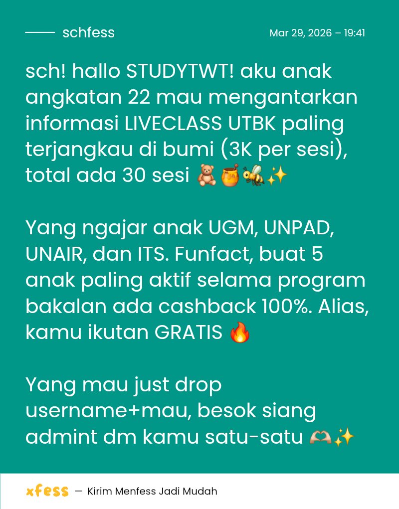 Schoolfess tweet media