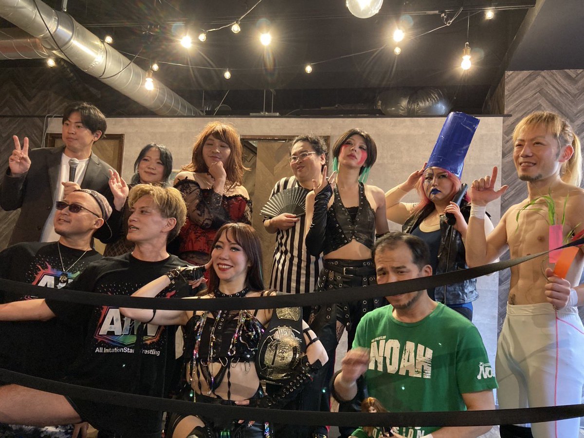 AIW（all imitationstar wrestlingオールイミテーションスターレスリング） tweet media