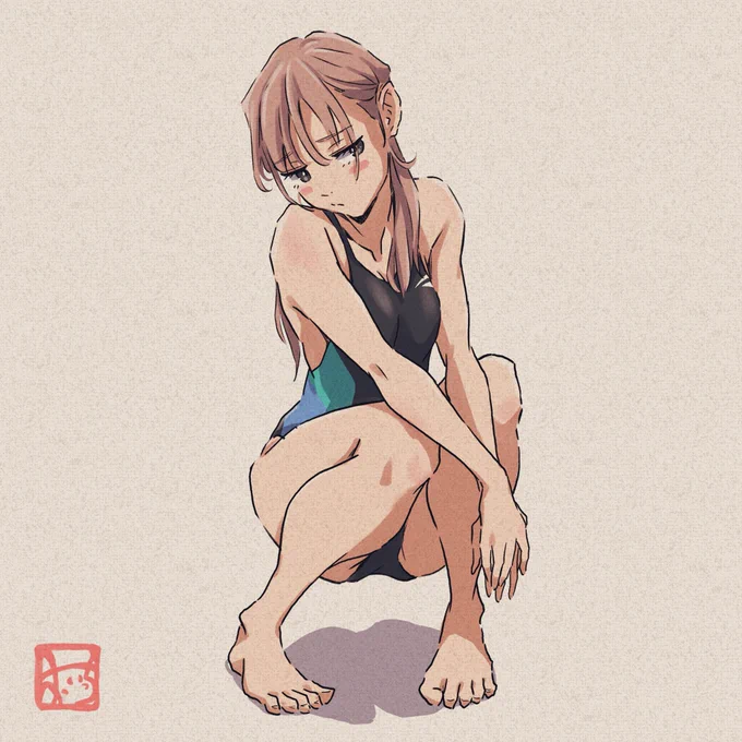 #私の絵の圧倒的なこだわり 体の自然な動きを描きたい