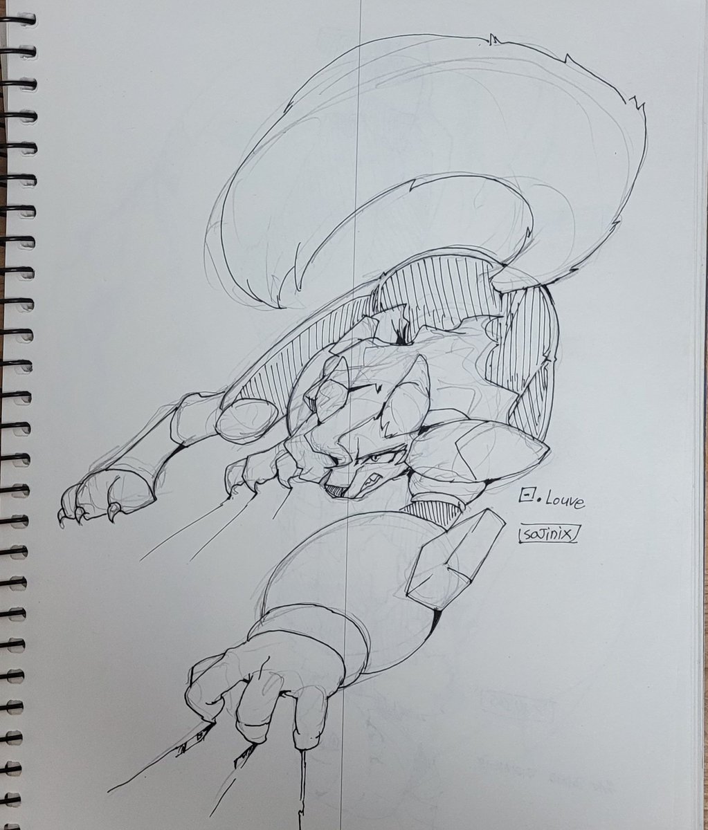 ISaljjin's tweet image. 늑대 테타를 그려봤습니다 
역시 이참에 퍼리를 그려서 행복합니다
#megaman #originalcharacter #reploid