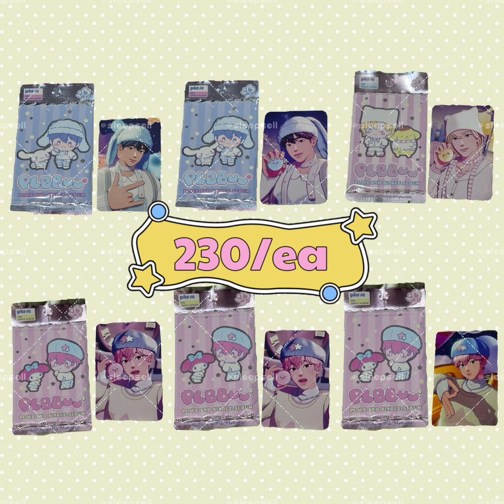 sleepsell's tweet photo. พร้อมส่ง #ตลาดนัดplave 🎀 PLBBUU 

🌷อัลบั้ม poca ไม่แกะ + การ์ดเบเน 230/set
🫧youtube อึนโฮ
🫧a2t อึนโฮ ฮามิน
🫧vlast shop เยจุน แบมบี้
🫧hello82 เยจุน โนอา แบมบี้ อึนโฮ ฮามิน

🚚 EMS 40 บาท ขอดูรูปเพิ่มเติมได้ค่า 
⭐️ รับ 5 อัลบั้ม ส่งฟรีได้ค่ะ https://t.co/BbhQj50kYY