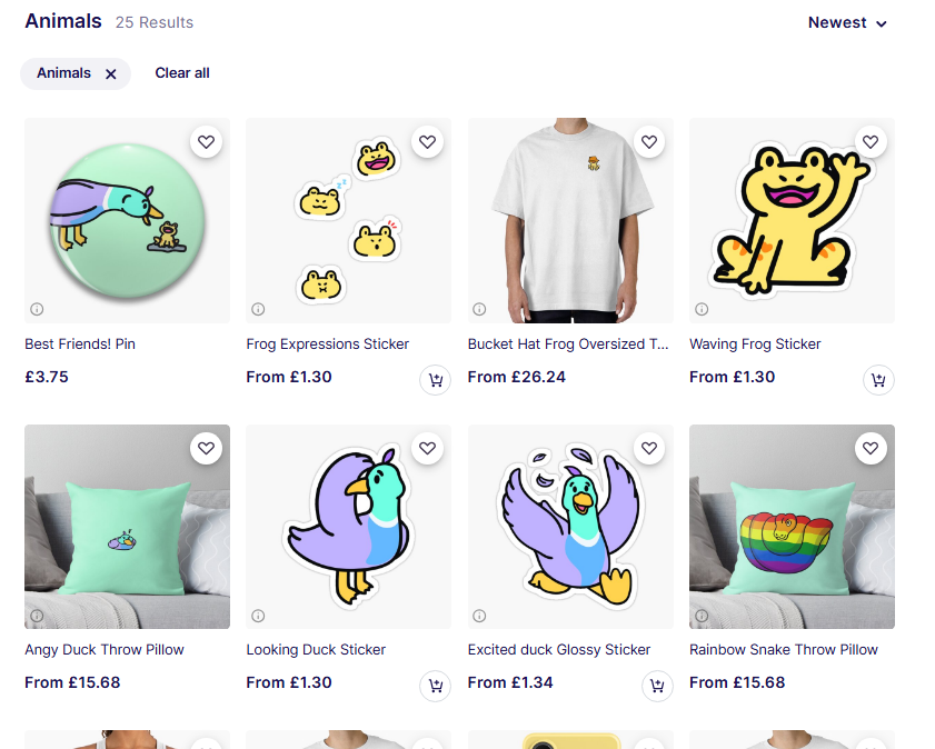TheDogtor's tweet photo. These designs have now been added onto Redbubble! 🐸🦆 https://t.co/JYXu2dC0GJ