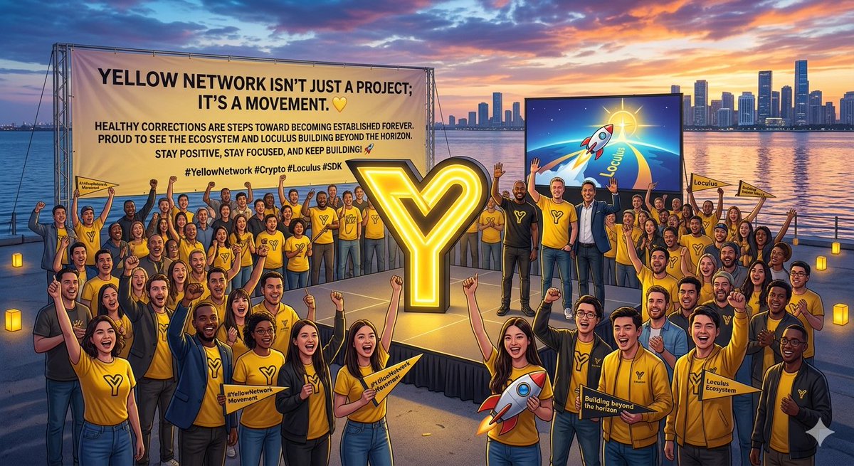 jebun_nesa7938's tweet photo. Yellow Network isn't just a project; it's a movement.
Healthy corrections are just steps toward becoming established forever. Proud to see the ecosystem and Loculus building beyond the horizon. Stay positive, stay focused and keep building.
#YellowNetwork #Crypto #Loculus #SDK https://t.co/68B71N9NPj