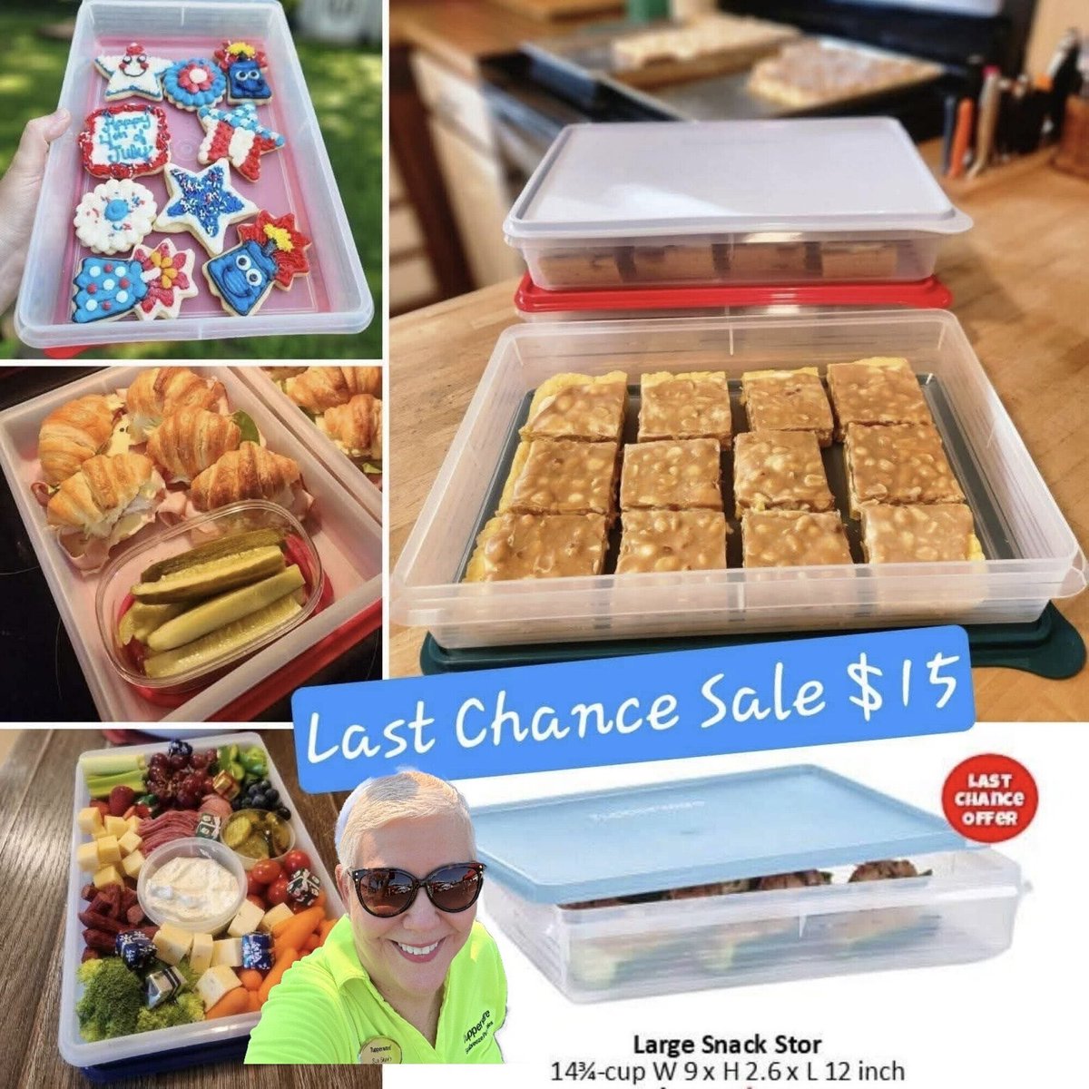 Tupperette's tweet image. Check out the Cold Cut Keeper or Snack Stor Large - perfect for all your needs, including deviled eggs with the inserts added! It's On Sale for a super low price 😜 Get yours now at Tware1.com! 🛒 #sale  #kitchenessentials #coldcutkeeper #snackstorlarge #deviledeggs