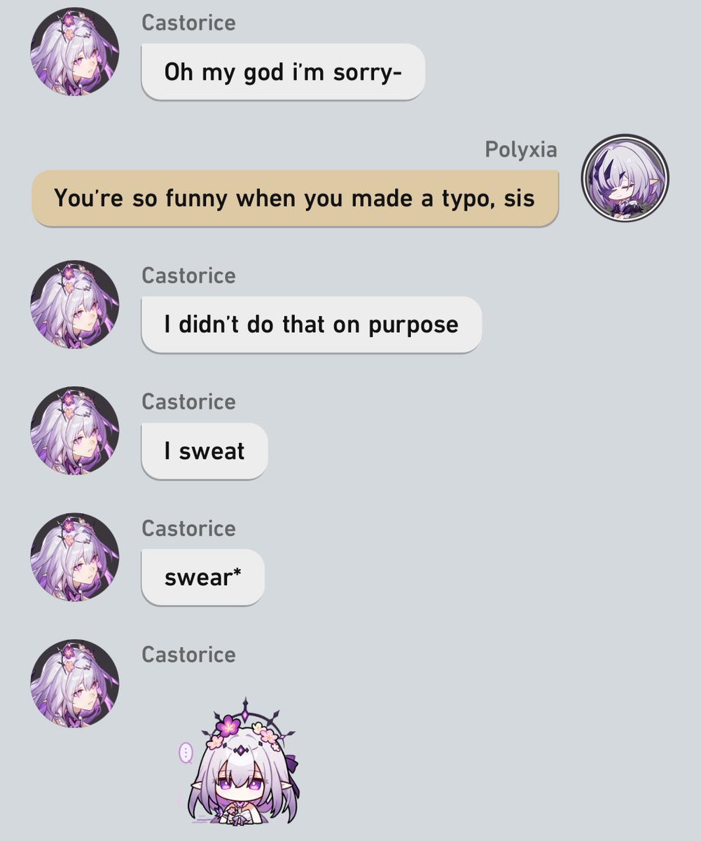 _PolyxiaDaily's tweet photo. Typo (chat ver.)
#Castorice #Polyxia https://t.co/cBOkNLUMbz