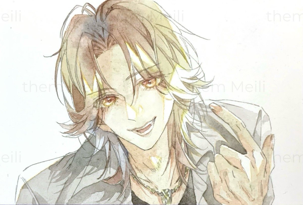 平成のギャル男めろい
#水彩 #イラスト