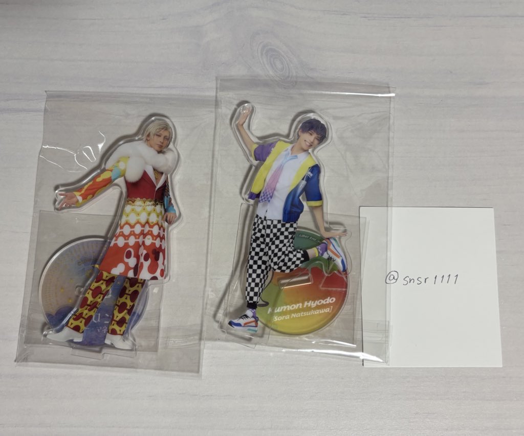 snsr1111's tweet photo. 【譲渡】エーステ ランダム アクスタ アクリルスタンド

譲）シトロン,九門

求）定価＋送料

郵送または5/9,15現地手渡し
お気軽にお声がけください。 https://t.co/jnktCVjDfX