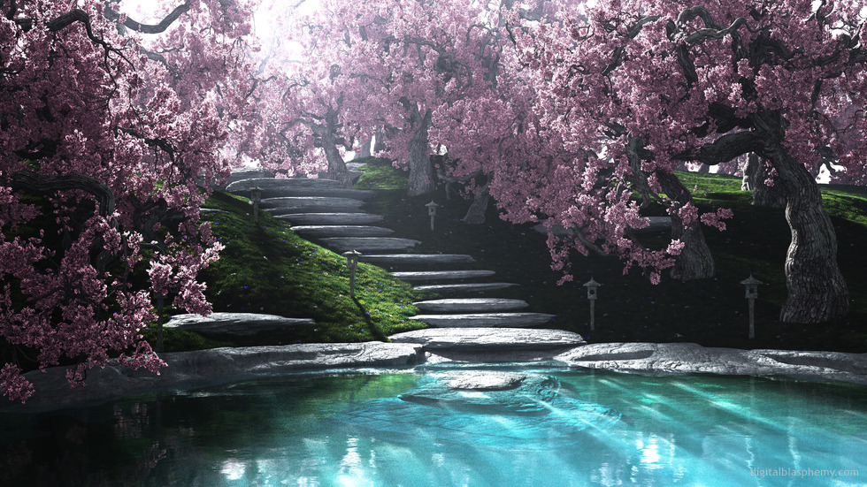 Springtime Sene Springtime scenes I've rendered over the years.