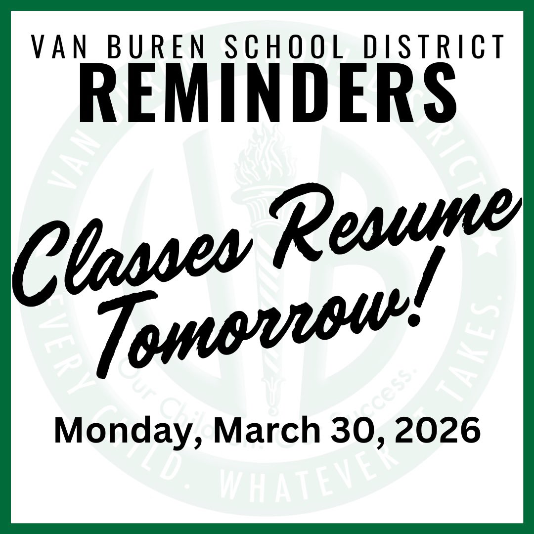 Van Buren School District tweet media