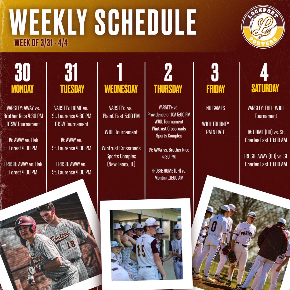 Lockport Porter Baseball tweet media