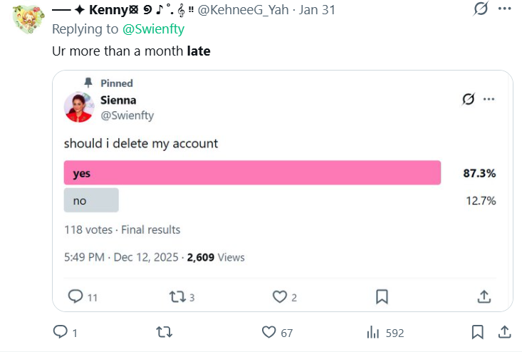 ── ✦ Kenny⦻ ୭ ♪ ˚. 𝄞 ᵎᵎ tweet media