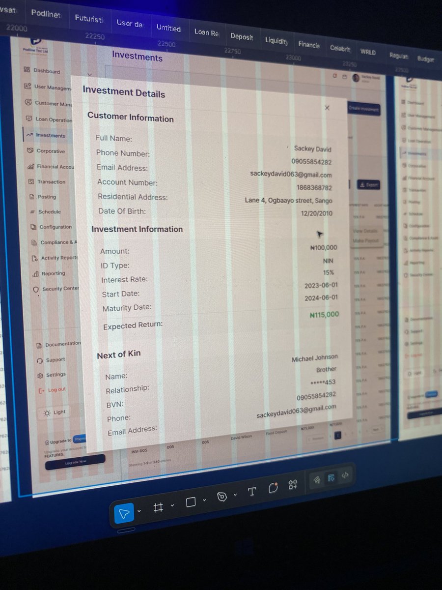 iamsackey01's tweet image. Just designed an Investment Management Page — helping users create, track, and manage investments with ease.

Simple. Clear. Actionable.

#ProductDesign #UXDesign #Fintech #UIUX