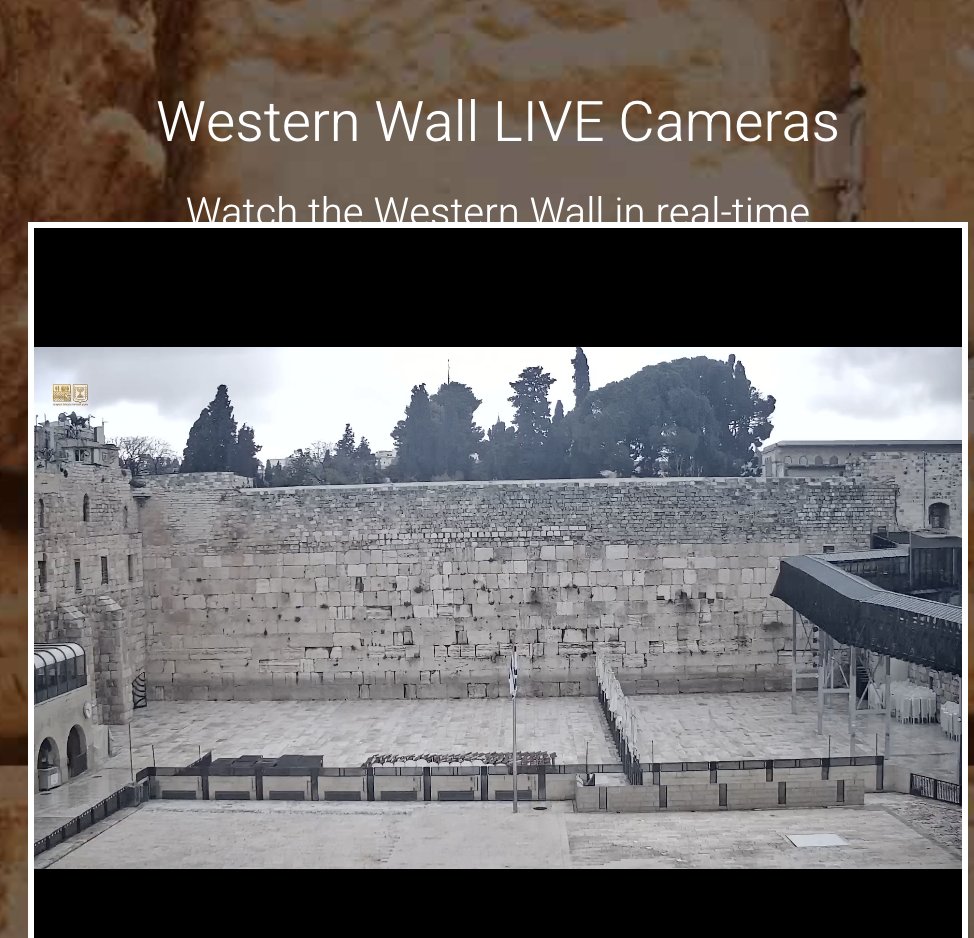 HillelNeuer's tweet photo. .@france24 You forgot to mention that the holiest site of Jerusalem where Jews may freely pray is closed too.

L: recent
R: now (live cam: https://t.co/iRjcF0DgG1)

Why? Iranian missiles have exploded over Jerusalem. This is wartime safety for all faiths — not discrimination. https://t.co/WwDnb3VhWs