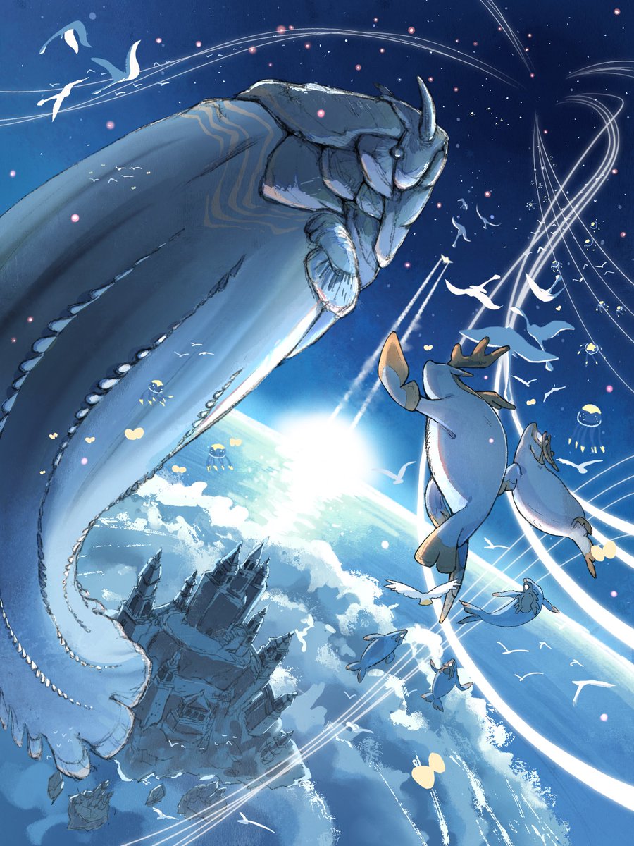 sky00hakutaku's tweet photo. 『群青』

たとえ姿形は違っても、私たちは同じ青い空の下で生きている仲間である。
#SCA26 https://t.co/gzuUtB7zRl