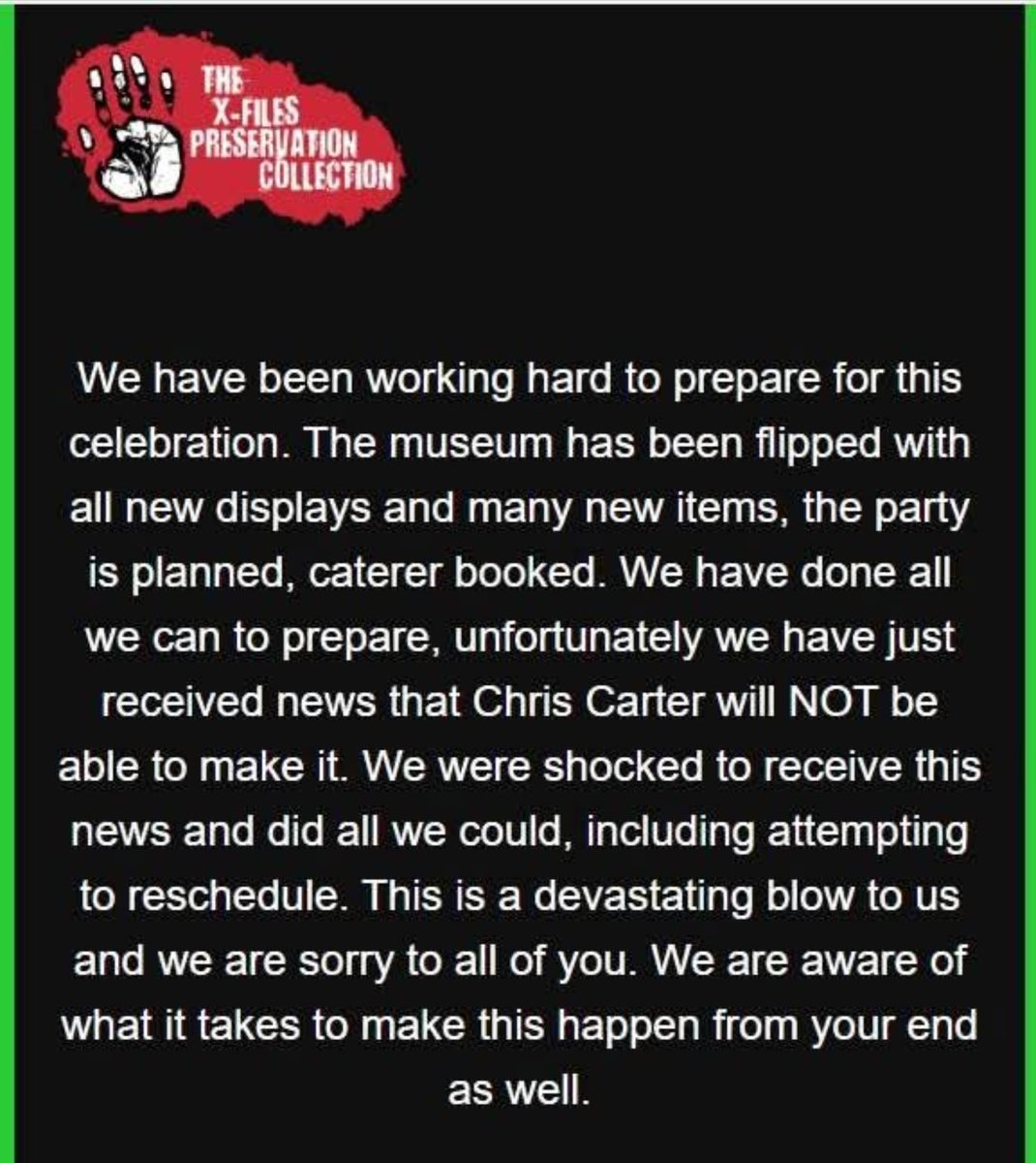 X-Files Museum tweet media