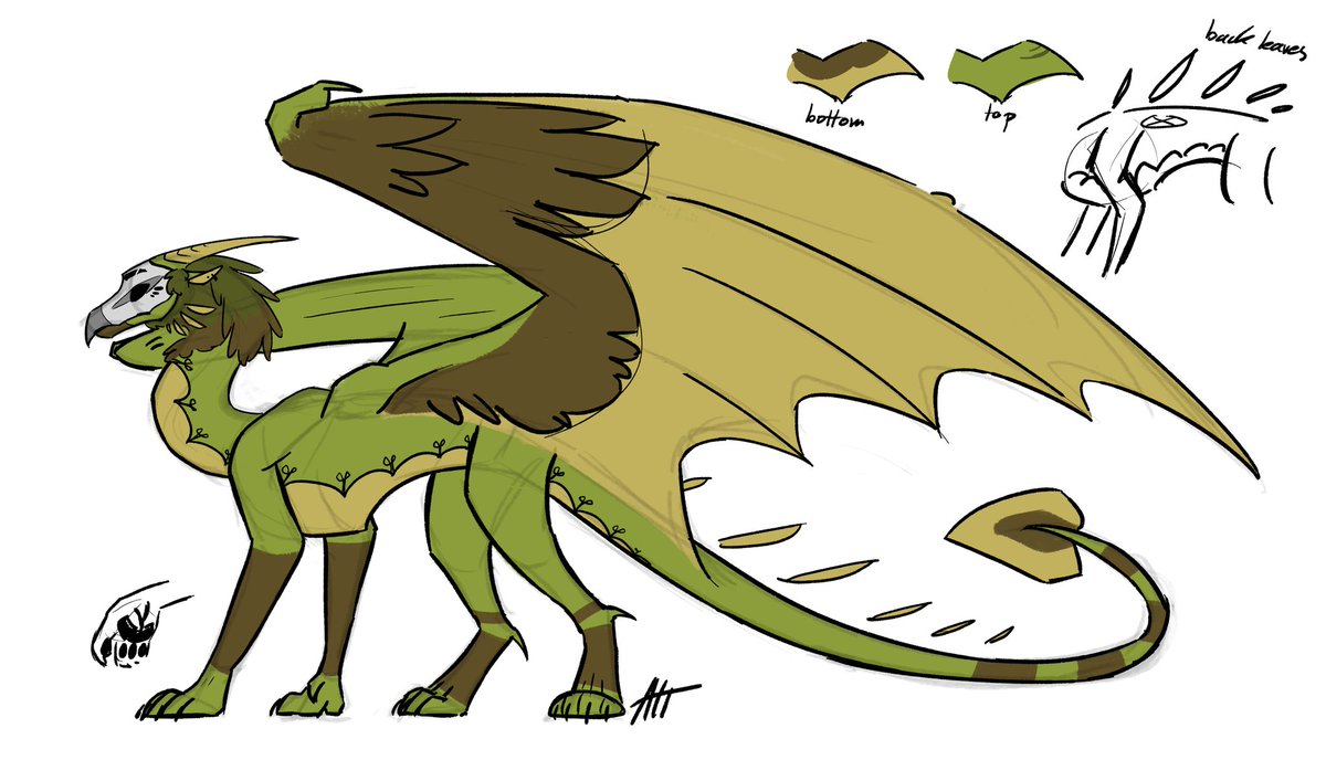 New ref/redesign for my persona #art #referencesheet #ref #persona #dragon