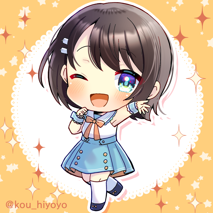 大空スバル 「#大空スバル7周年LIVE めっちゃ良かった～!! 新3Dもすっごく可愛かったで」|ヒヨヨ@skeb募集中のイラスト