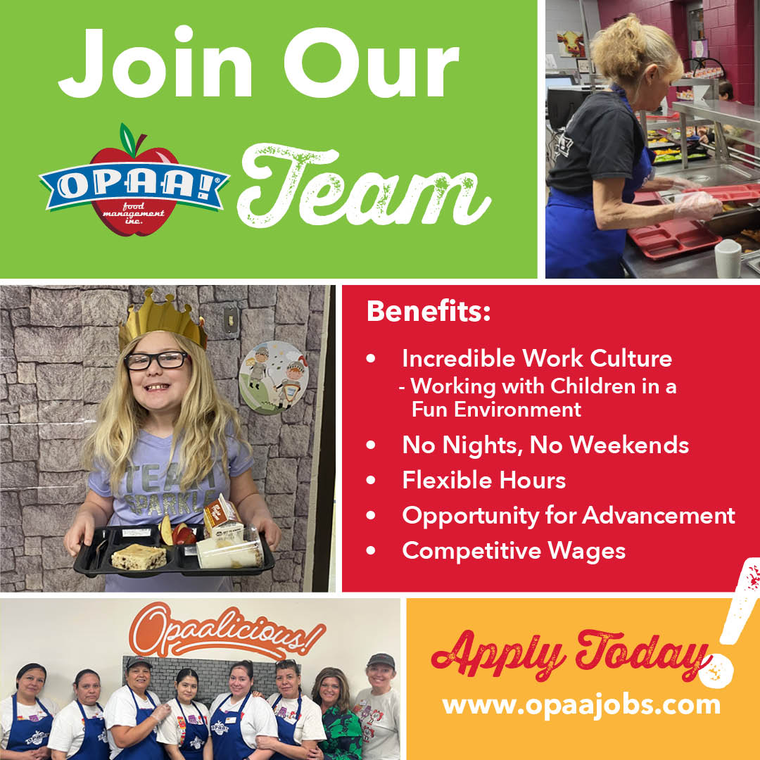 We’re hiring right now! Explore our career opportunities at opaajobs.com to join our Opaa! team. 😃 #maketheirday
