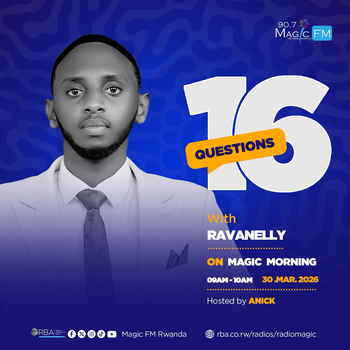 MagicFmRadio's tweet image. #nanayiza y’all 😂🔥💃Don’t miss it! 🥳 #16questions✨

#MagicMorningWithAnick 6am-10am