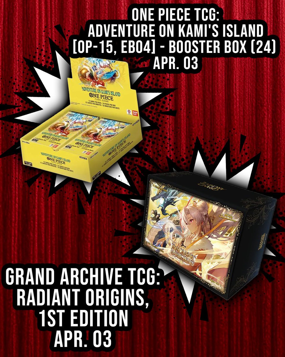 MiniMartTalk's tweet image. A Small Sneak Peak Of Releases For This Week! 
Check out our Daily Release Updates: miniaturemarket.com/dailynews
#NewArrivals #BoardGame #TCG #RPG #Miniature