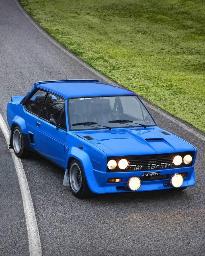 Retromania4ever's tweet image. ✅⬜🟥 #Fiat 131 Abarth 🦂