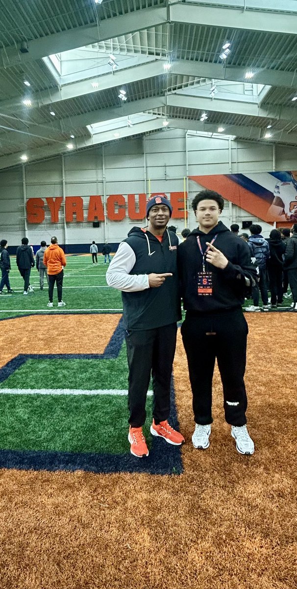 TraeRoberts0's tweet photo. I had a great time at Syracuse. The atmosphere and intensity stood out to me a lot. I appreciate the opportunity and hope to be back again. Thank you for the invite @CoachWatkCUSE!!

@T_Roken @CoachJHawkins @CoachJScott_DL @mikepieco @CuseFootball @FranBrownCuse @CoachMowil https://t.co/l0K3A2Djbc