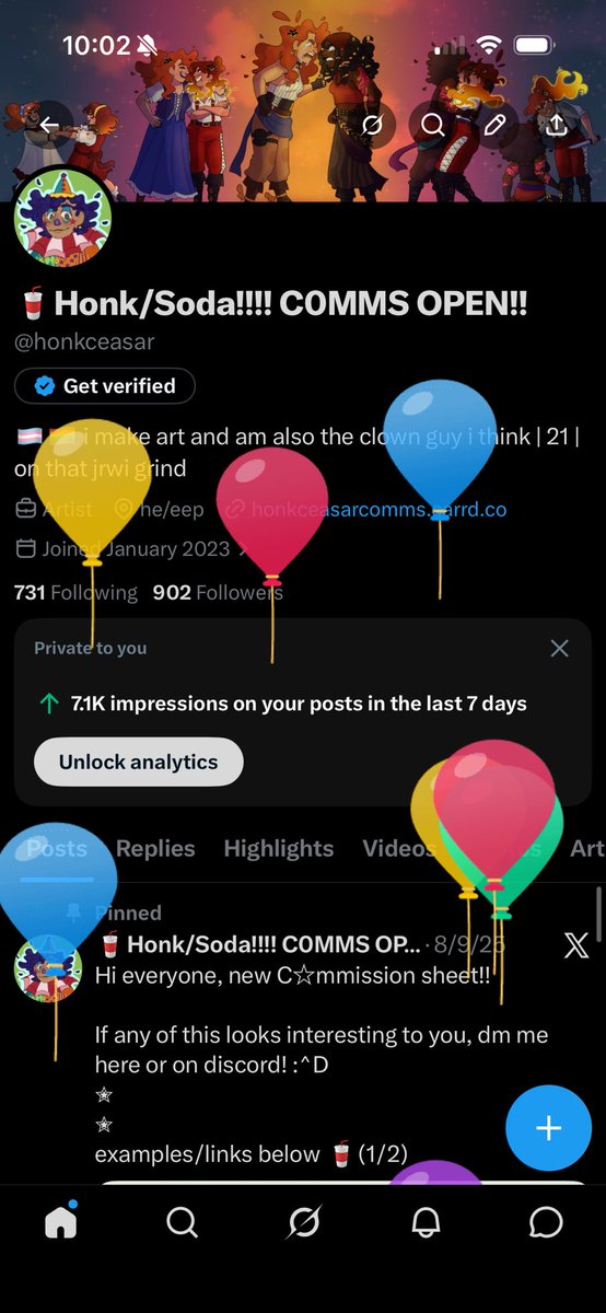 🥤Honk/Soda!!!! C0MMS OPEN!! tweet media