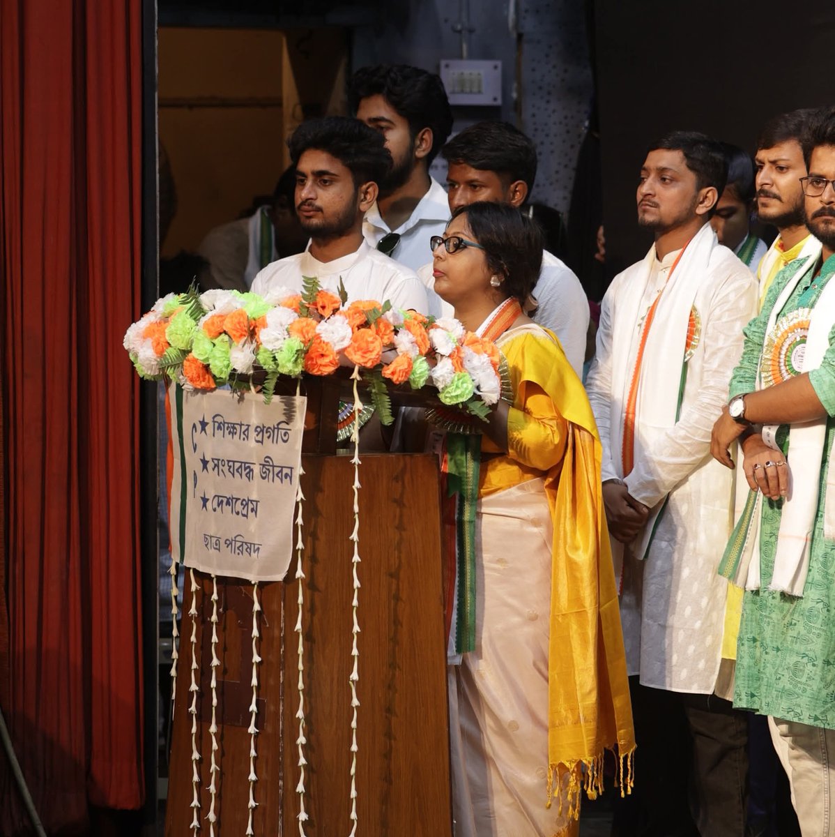 Congratulations to <a href="/PRIYANKACong/">PRIYANKA CHOUDHURY</a> , President of West Bengal Chhatra Parishad, on being nominated as the party candidate from Bally Assembly Constituency, West Bengal.

Wishing her great success in the upcoming Assembly elections. May her leadership and dedication lead to a