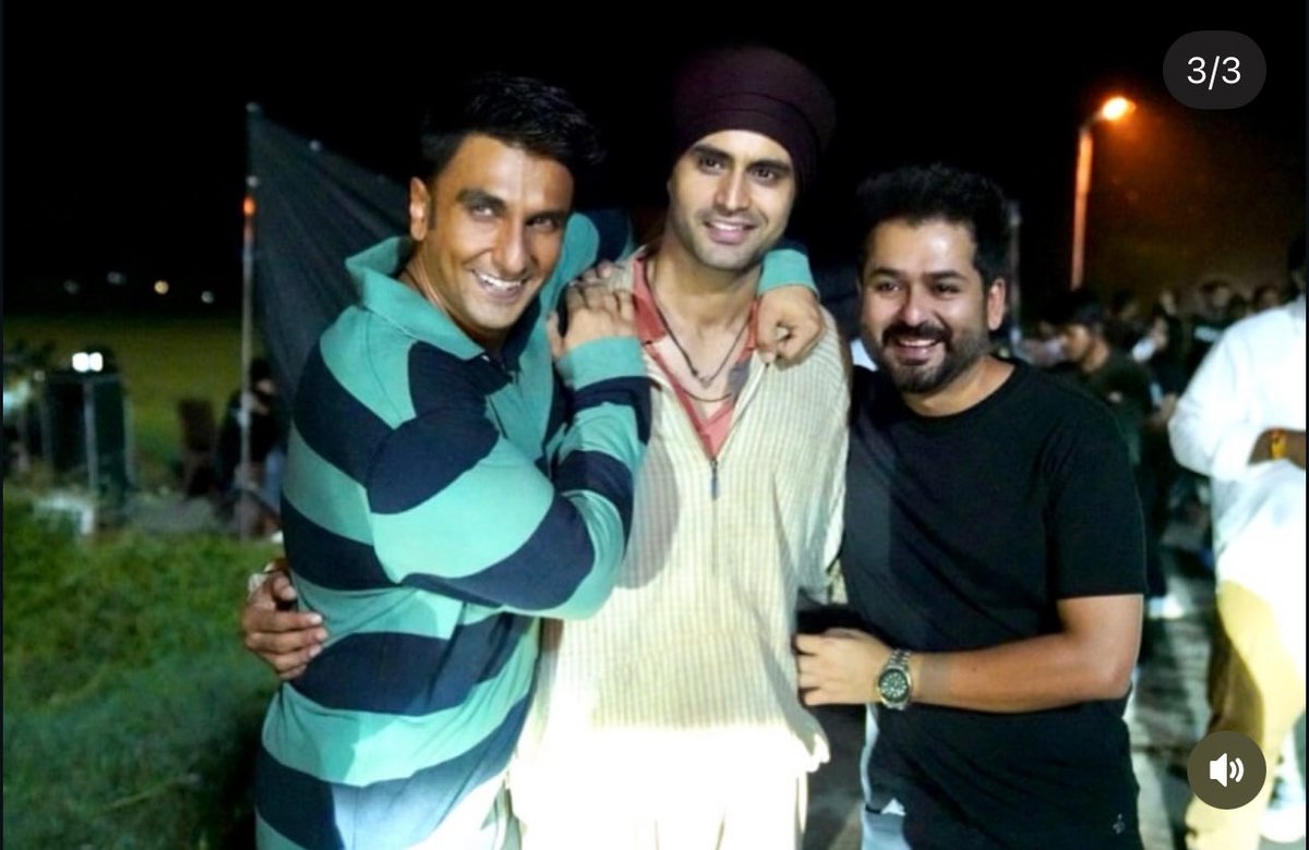 Ranveertbt's tweet photo. BTS| Ranveer Singh, Udaybir Sandhu and Aditya Dhar ❤️ #Dhurandhar‌TheRevenge https://t.co/wMqMtNhXM6