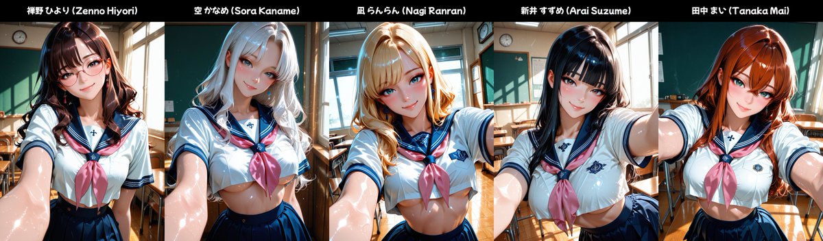 Zentrix Waifus AI Illustration tweet media