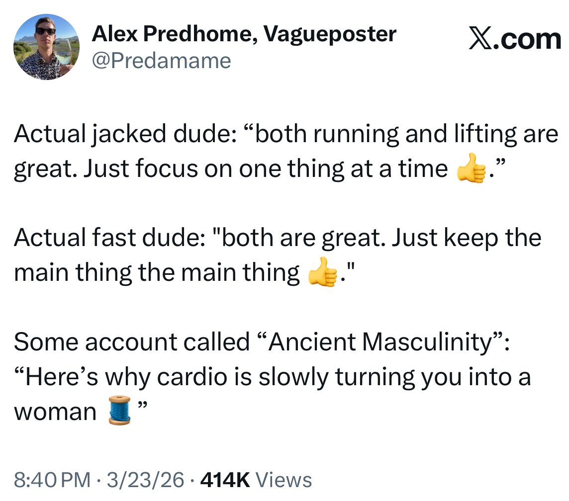 Alex Predhome, Vagueposter tweet media