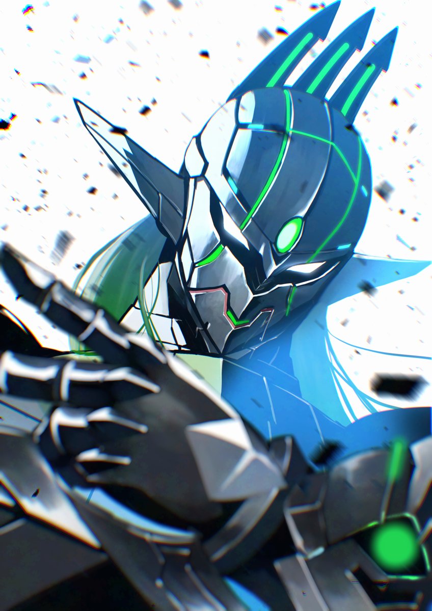 「チャイカアーマーMk-Ⅱめっちゃカッコよかった… #お花畑青空大写生大会 #花畑」|KURIのイラスト