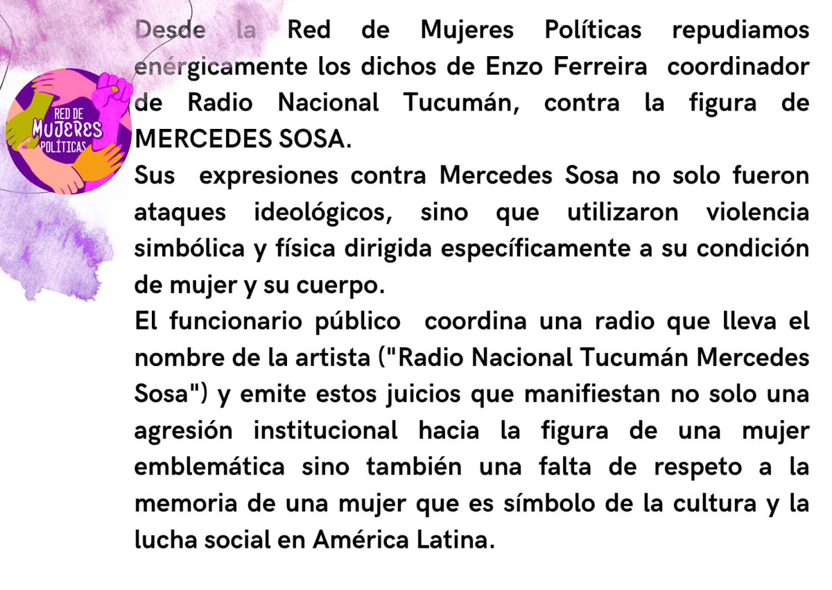 RED MUJERES POLITICAS tweet media