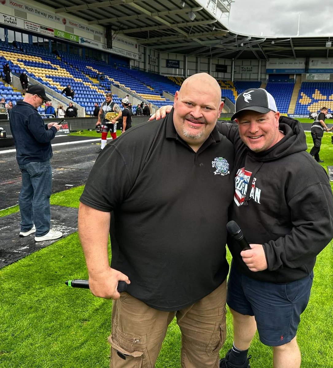 UltimateStrong's tweet image. A massive Happy Birthday to my great friend and hosting partner to our great Ultimate Strongman fans, @RealMartinCee. Have a great day with your wonderful family. 💪❤️☘️

#brothers 
#friendship 
##peopleonlyrememberwinners
