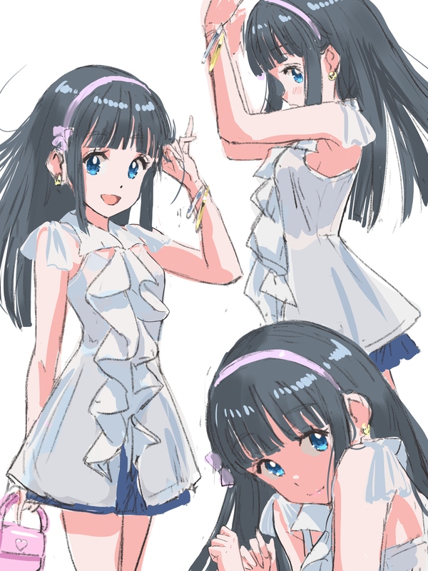 色々心理的にせわしくてほぼ何もできてない一週間でしたが
菜花ちゃんに普段着せない服を着てもらうラクガキを出してなかったのでとりあえず出しておくテスツ…☺️