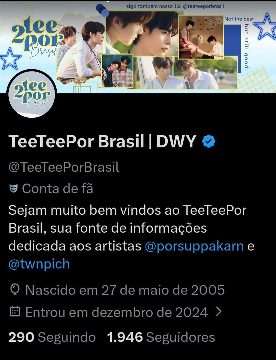 TeeTeePor Brasil | DWY tweet media
