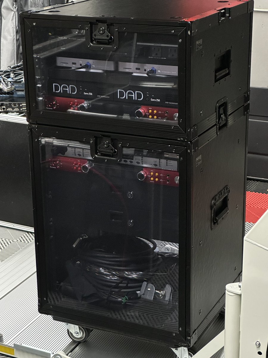 マジでこんな事してる場合じゃないんだけどそんな時にしかやる気が出ないラックの整頓

D-Subもネジやめてカチャってワンタッチで着け外しできるやつに変更

D-Subの長いケーブルと短いケーブルが１分も掛からず入れ替えできる

電源ケーブルもなるべく短いのに変更

閉じても中身が見えるラック素敵♪