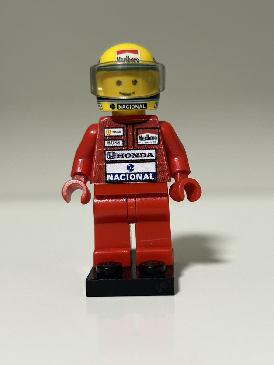 Nir_Kahn's tweet photo. Nir, how much effort did you go to to customise a body for your Lego Senna helmet from GPPins?
Just the right amount I think https://t.co/9RcCXtCBPm