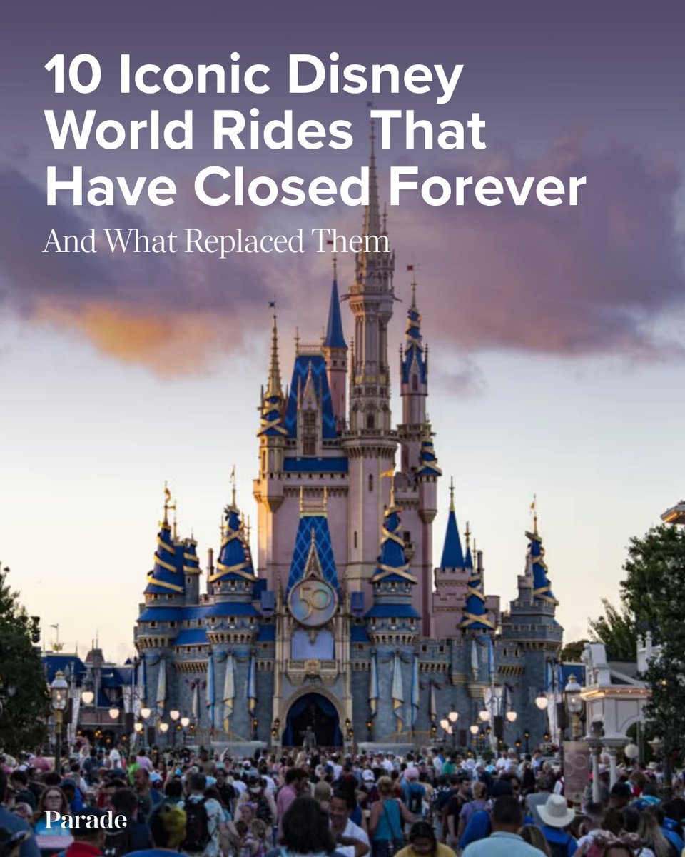 ParadeMagazine's tweet image. If you grew up visiting #DisneyWorld, these 10 legendary rides probably define your favorite memories. Head to the link below to read what happened to the classics we miss most.

parade.com/travel/iconic-…