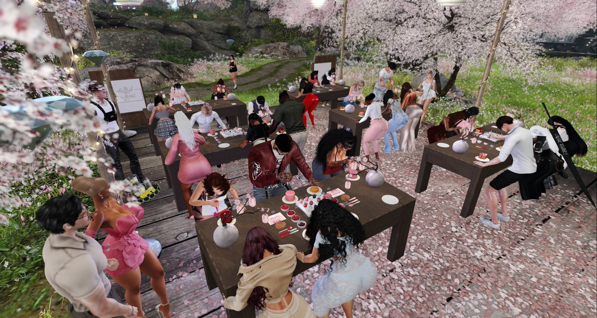 Tsubaki_resort's tweet photo. Art of Cake Decorating – Spring Edition
thank you everyone ! Hope you enjoyed the workshop📷
Can't wait to welcome you all again next week.
#SecondLife #secondlifeRP #SecondLifeDestinations #Secondlifeevents #Secondlifecommunity #Secondlifehotel #Tsubakicommunity https://t.co/imQWZtpbUm