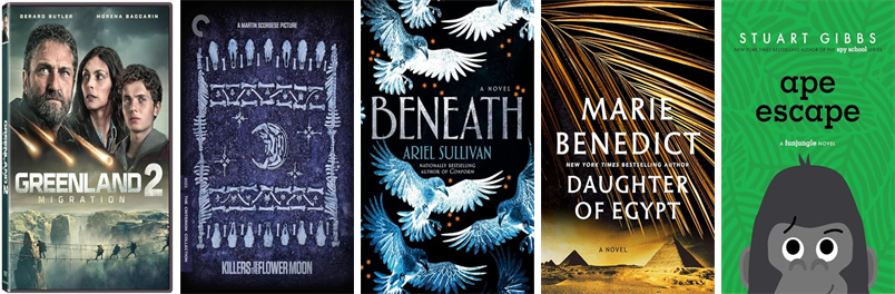 NesmithLibrary's tweet photo. This week the Nesmith Library has 54 new books and two new movies.  New items include Greenland 2. https://t.co/q4nQUklppB https://t.co/NNSVK6ezcm
