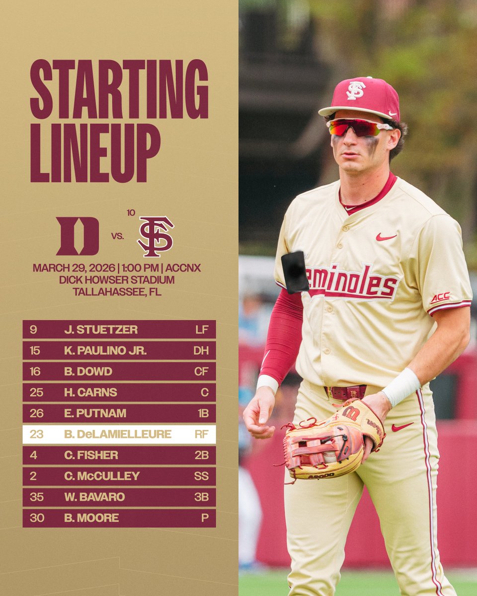 FSU Baseball tweet media