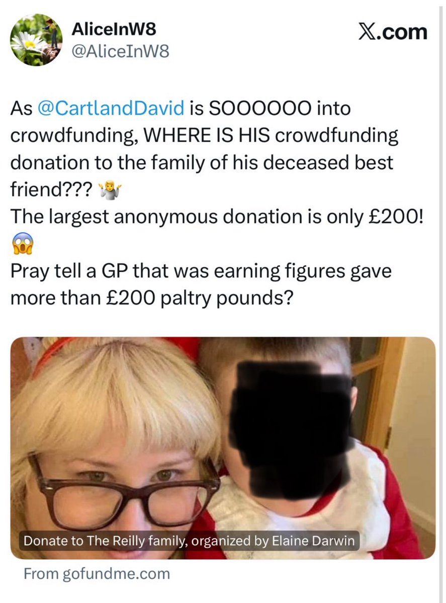 When these vermin have no lower limit they post in order to goad, images of my wife, my dead best friend, my godson and my good friend recently passed to try and goad a reaction. You are lower than low. 

I’m asking for you all to peruse the two accounts here and if you feel that