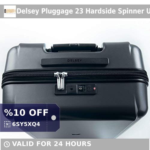 Luggage_Factory's tweet image. Travel smart &amp;amp; in style with DELSEY Pluggage 23" Hardside Spinner! 100% polycarbonate, digital scale, USB port, smart app integration &amp;amp; more. Perfect for the tech-savvy traveler. Discover more: shortlink.store/pceelz0rap7v #delsey #traveltech #smartluggage 🌍🧳✈️