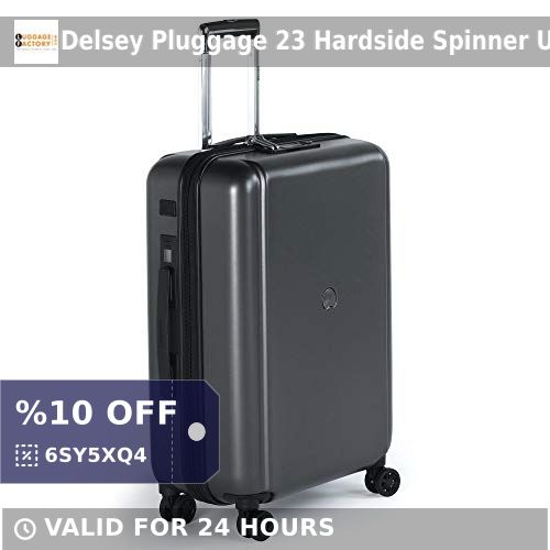 Luggage_Factory's tweet image. Travel smart &amp;amp; in style with DELSEY Pluggage 23" Hardside Spinner! 100% polycarbonate, digital scale, USB port, smart app integration &amp;amp; more. Perfect for the tech-savvy traveler. Discover more: shortlink.store/pceelz0rap7v #delsey #traveltech #smartluggage 🌍🧳✈️