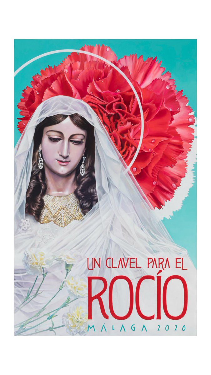 RociodeMalaga's tweet photo. ⚜️ “𝐔𝐍 𝐂𝐋𝐀𝐕𝐄𝐋 𝐏𝐀𝐑𝐀 𝐄𝐋 𝐑𝐎𝐂𝐈́𝐎” • Mañana, Lunes Santo, tendrá lugar un año más la tradición de “Un clavel para el Rocío”. Una ofrenda de amor al Señor de los Pasos y a la Virgen del Rocío: claveles rojos para el Nazareno y blancos para la Novia.

📆 Lunes, 30 de marzo.

🕙 10:00h a 20:00h

📍Salón de Tronos.

#CofradíasMlg