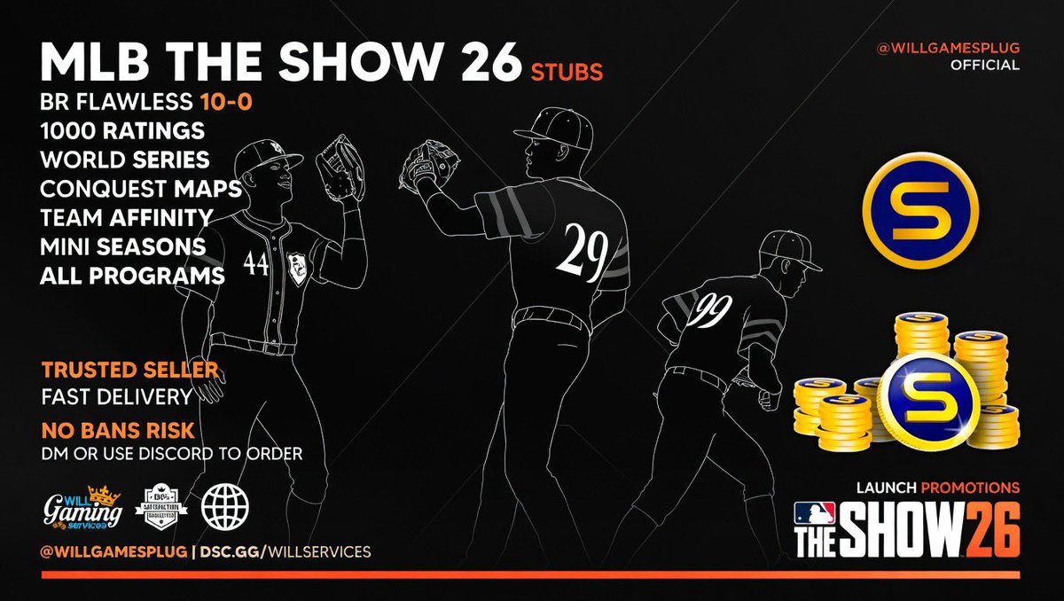 Shop of CFB Ultimate Team CUT Coins & MLB The Show tweet media