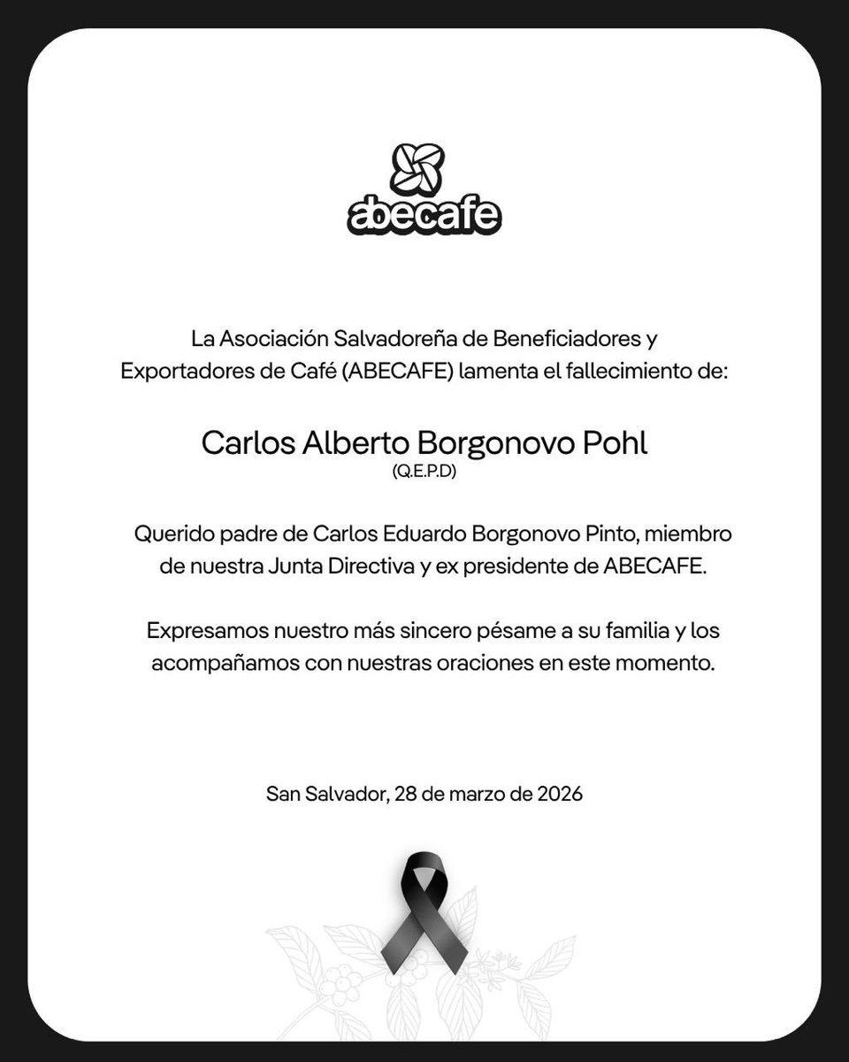 Externamos nuestro pésame por el fallecimiento y extendemos nuestras condolencias a la familia.